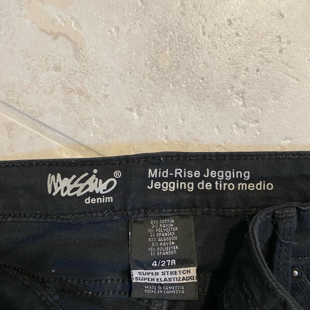 Black jeggings from Target. Size 4.